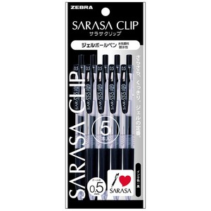 ZEBRA Gel Pen Water-based Sarasa Clip