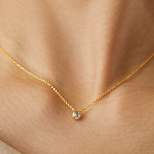 Gold Chain Necklace Pendant Bijoux Jewelry Simple 1 tablets Made in Japan