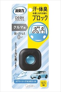 消臭力DEOXクルマ用本体エアリーソープ＆カモミール 【 芳香剤・車用 】