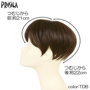 男性用5分ウィッグ ミディアムショート