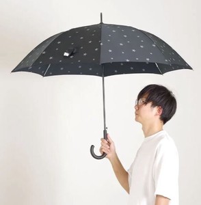 Unisex Umbrella Stick Umbrella Peach Drop Star Jean 65