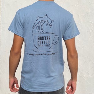 予約販売　SURFERS COFFEE  WAVE IN CUP　T　ストーンブルー