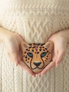 Leopard Embroidery Mirror 42 678