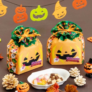 スクエア巾着　ハロウィンゴーストFP☆ハロウィンラッピング