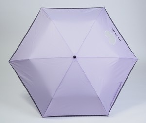◆2022新作◆　【リール・リール】子供用折りたたみ雨傘　ハートオーガンジーアップリケ