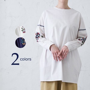 【袖刺繍チュニック】