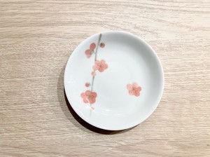 三花オリジナル　京焼　小皿　梅