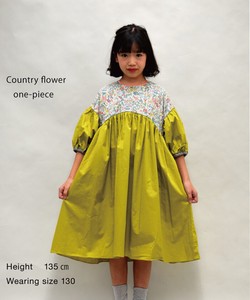Country Flower One-piece Dress
