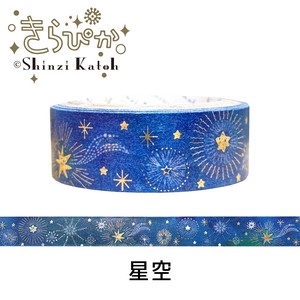 SEAL-DO Washi Tape Washi Tape Foil Stamping Starlit Sky Made in Japan