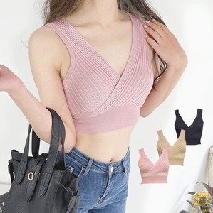 Camisole Knitted Top Tank Top Short Korea 2 3 3 53
