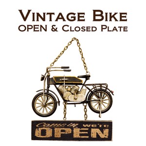 Akizuki Trading Vintage Bike OPEN CLOSED