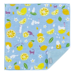 Lemon cat Imabari Handkerchief Handkerchief Petit Gift Present