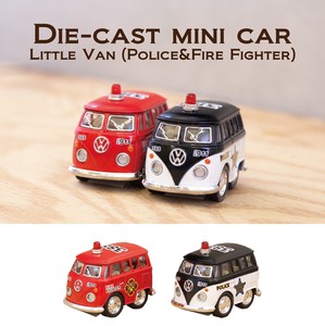 【秋月貿易】ダイキャストミニカー(S)［Little Van (Police/Fire Fighter)］