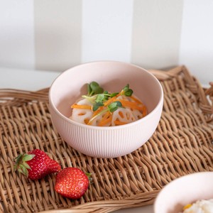 Mino ware Rice Bowl Pink 11.5cm Made in Japan