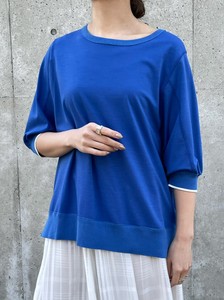 Knitted Cut Switching Top