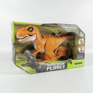 恐竜 おもちゃ ティラノサウルス 咆える 光る 大迫力 フィギュア 化石型コントローラー 子供 おもちゃ