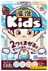 アース製薬 【予約販売】温泡 ONPO Kids ジュース編 12錠入