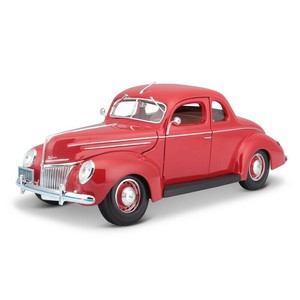 Maisto ミニカー 1:18 1939 フォード デラックスクーペ レッド 200-107