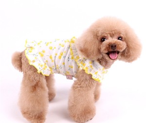 Dog Clothes Flower Print