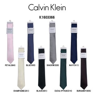 Calvin Klein(カルバンクライン)ネクタイ  カジュアル ビジネス シンプル   ギフト ナロー  K1603366