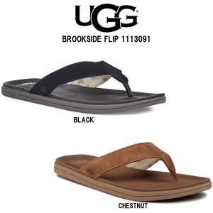 UGG(アグ)メンズ ビーチ サンダル スエード カジュアル シンプル   靴 BROOKSIDE FLIP 1113091
