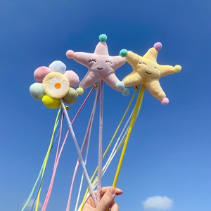 猫用玩具 玩具 花 花朵 蝴蝶结/丝带 猫 星星
