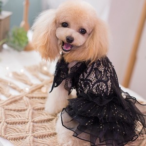 犬用服装 全身蕾丝