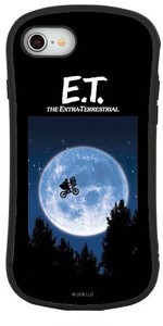 E.T. iPhone SE(第2世代)/8/7/6s/6対応 ハイブリッドガラスケース ロゴ ET-01A