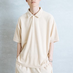 【メンズ】ソフトタッチパイル - リラックスポロシャツ