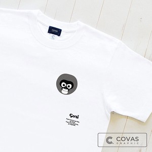 T-shirt White T-Shirt Printed Unisex Gorilla Short-Sleeve