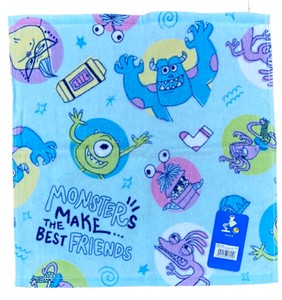 Desney Face Towel Character Monsters Ink