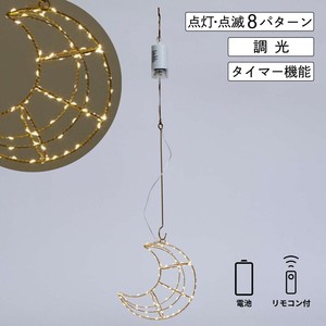 LEDライト フレームワーク ハンギング 月 クリスマス