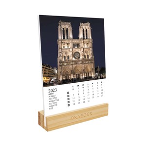 2 3 Desk Calendar PARIS Table-top France Landscape