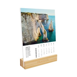 2 3 Desk Calendar FRANCE Table-top France Landscape