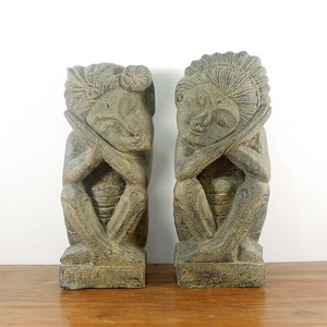 Risca Stone Objects Couple 2 Set Stone Statue