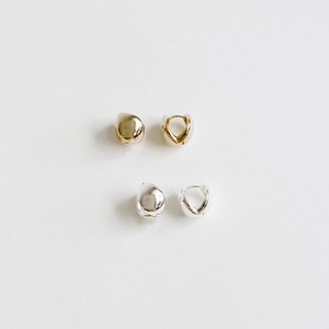 Brass Pierced Earring Brass Cubic Drop