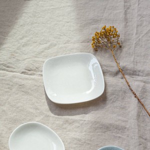 Mino ware Small Plate Float Plants Miyama Made in Japan