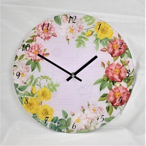Brilliant Floral Pattern Wall Clock