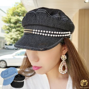 5 2 7 Casquette Hats & Cap Denim Pearl Korea Ladies 2 9 10 1