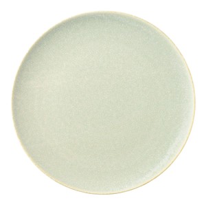 【日本製】フォッググリーン28cmラウンドプレート【ディナー皿　大皿　洋食器　業務用食器　美濃焼】