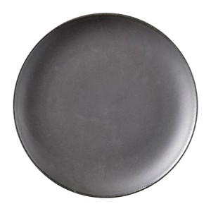 オニキスブラック　ザ・クープ23cm【ディナー皿　ミート皿　大皿　洋食器　業務用食器　美濃焼】