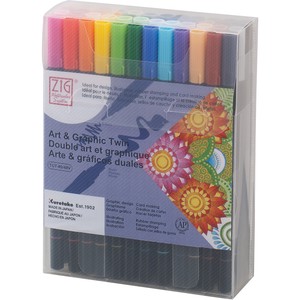 Marker/Highlighter ZIG 48-color sets