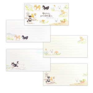 Writing Paper Shiba Dog Ippitsusen Letterpad Made in Japan