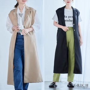 21 100 7 Tailored Long Top Vest Long Trench