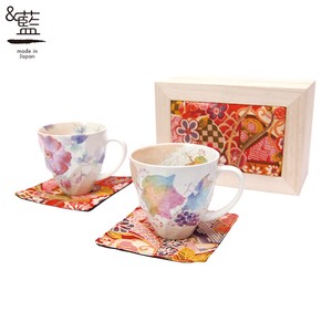 Mino ware Mug Gift Japanese Style Pottery Indigo