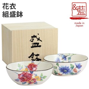 Mino ware Main Dish Bowl Gift Pottery Indigo