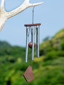 Ring Wind Chime 1 9cm Silver 1 4