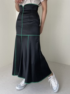 High-waisted pin Skirt