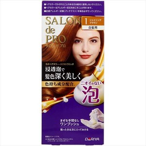サロンドプロ　泡のヘアカラー・エクストラリッチ（白髪用）1＜シャイニングブラウン＞ 【ヘアカラー】