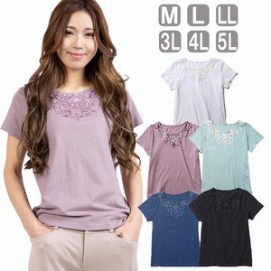 T-shirt Plain Color T-Shirt Summer Spring Ladies' Short-Sleeve Cut-and-sew